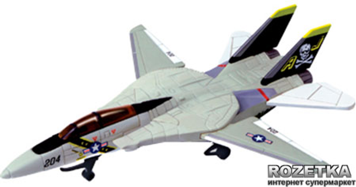 Объемный пазл 4D Master Истребитель-перехватчик F-14A VF-84 Jolly Roger - Веселый Роджер (26200) - изображение 1