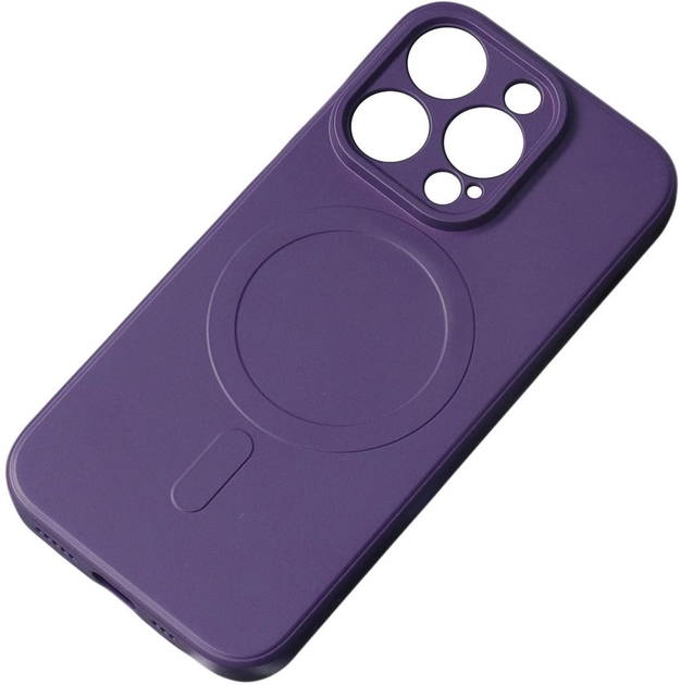 Etui plecki Hurtel MagSafe Silicone Case do Apple iPhone 15 Purple (9145576279793) - obraz 1