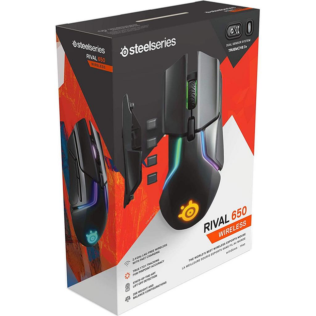 Мышка SteelSeries Rival 650 Wireless RGB (62456) - изображение 9