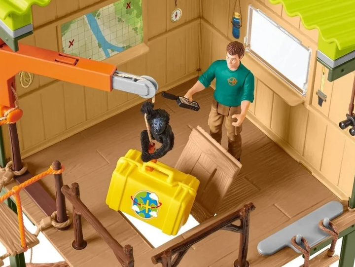 Ігровий набір Schleich Wild Life Станція шукача пригод 42594 (4059433573410) - зображення 5