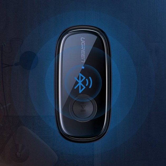 Odbiornik Ugreen Bluetooth 5.0 audio AUX Black (6957303873043) - obraz 8
