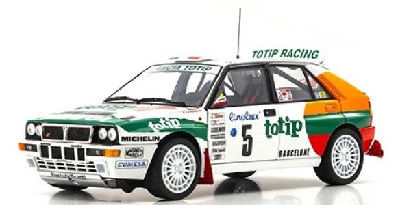 ハチハチ。KYOSHO Lancia Delta Integrale Масштабна модель авто Kyosho Lancia Delta HF Integrale #5 Rally