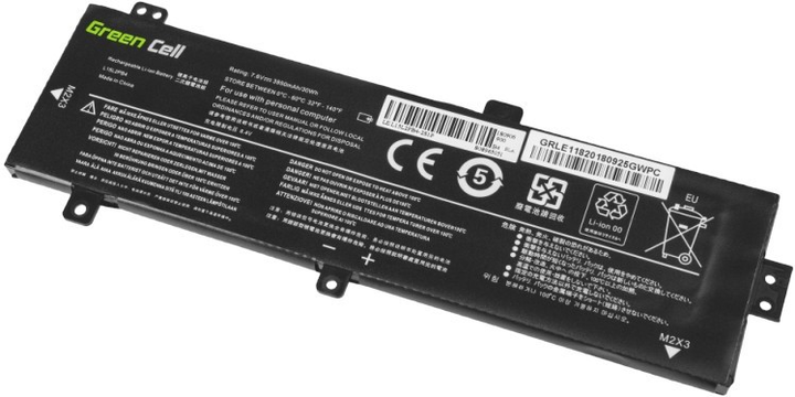 Акумулятор Green Cell для ноутбука Lenovo 310 L15C2PB3 7.6 V 3.5 Ah (5903317223856) - зображення 3