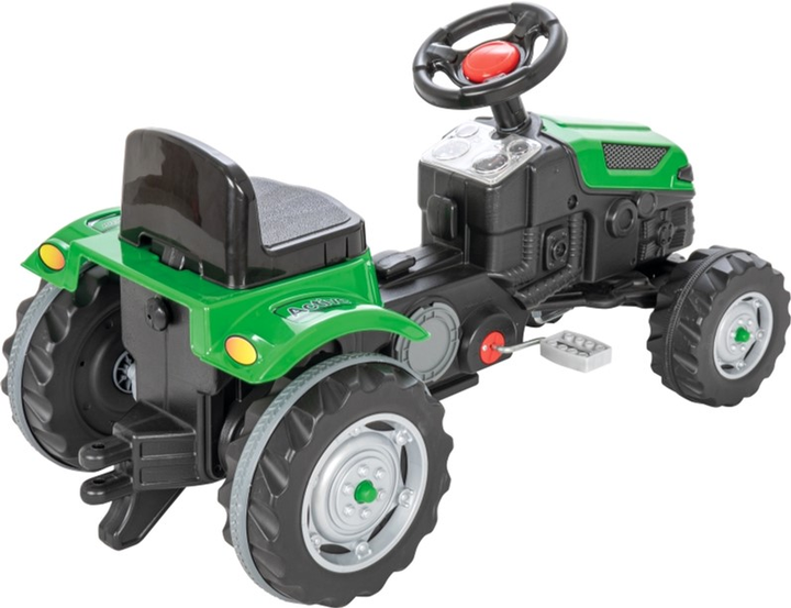 Traktor na pedały Woopie Farmer GoTrac z cichymi kołami Zielony (5904326941649) - obraz 3