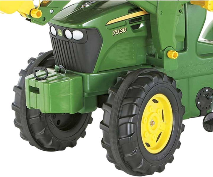 Traktor na pedały Rolly Toys Farmtra John Deere z łyżką Zielony (4006485710027) - obraz 7