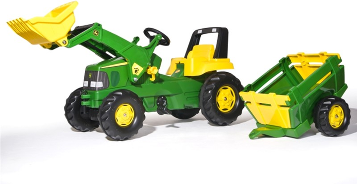 Трактор на педалях Rolly Toys Junior John Deere Зелений (4006485811496) - зображення 3