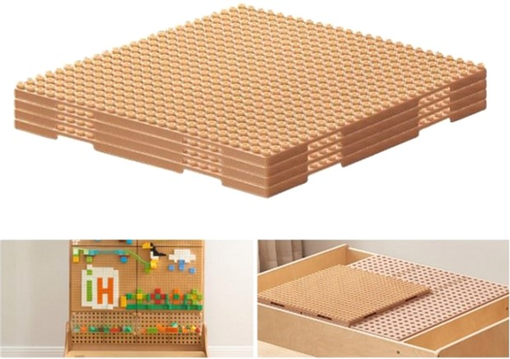 Stół edukacyjny Masterkidz Stem Wall Drewniany z akcesoriami i klockami 563 szt (2216053832019) - obraz 5