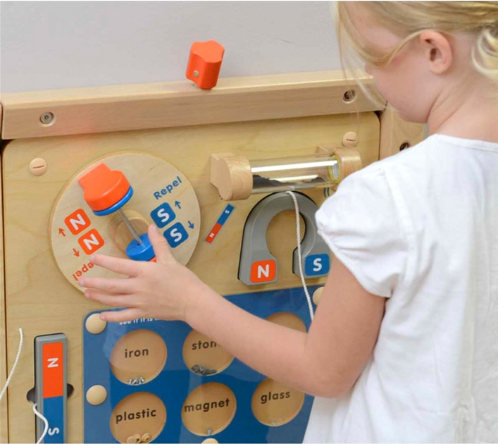 Tablica manipulacyjna Masterkidz Flex Montessori Nauka o przyciąganiu magnetycznym (6955920009616) - obraz 6