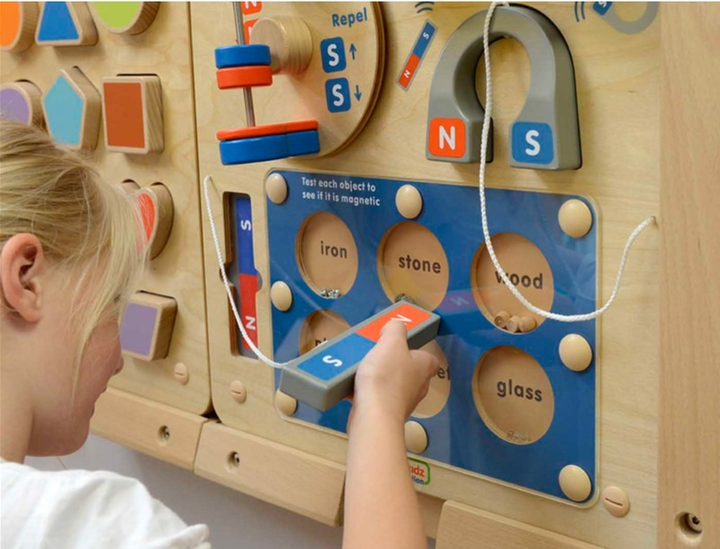 Tablica manipulacyjna Masterkidz Flex Montessori Nauka o przyciąganiu magnetycznym (6955920009616) - obraz 8