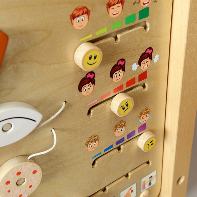 Tablica manipulacyjna Masterkidz Jak się czujesz? Nauka emocji (6955920015273) - obraz 3