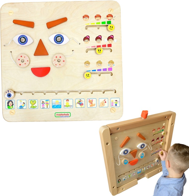 Tablica manipulacyjna Masterkidz Jak się czujesz? Nauka emocji (6955920015273) - obraz 9