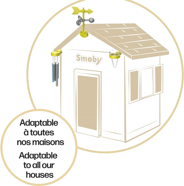 Набір для наукових експериментів Smoby Погодні умови для садових будиночків (3032168109162) - зображення 4