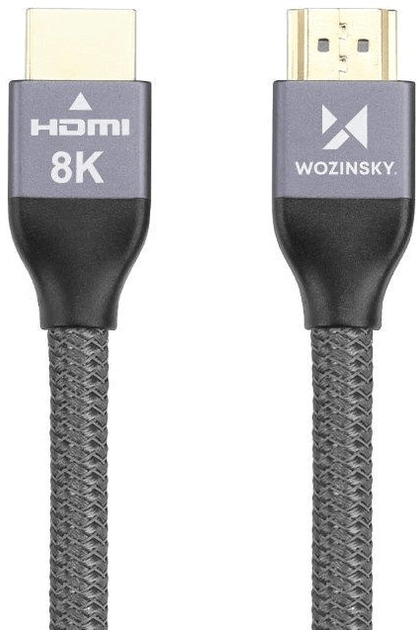 Кабель Wozinsky HDMI - HDMI 2.1 8K 1 m (WHDMI-10) - зображення 1