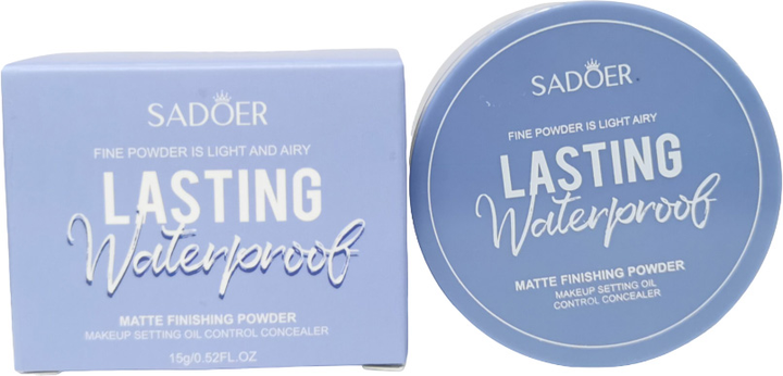 Акція на Матуюча пудра Sadoer Matte Powder Natural Color 15 г від Rozetka