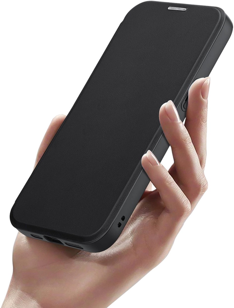 Etui z klapką Dux Ducis Skin X Pro do iPhone 15 Pro z MagSafe Black (6934913025239) - obraz 4