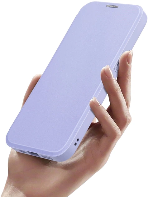 Чохол-книжка Dux Ducis Skin X Pro для iPhone 15 Pro Max з MagSafe Purple (6934913025284) - зображення 4