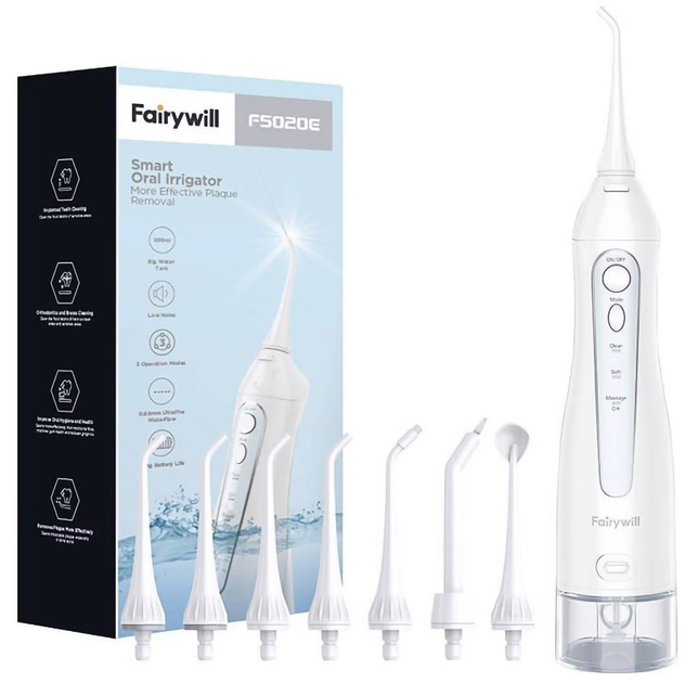 Іригатор Fairywill 5020E white – фото, відгуки, характеристики в ...