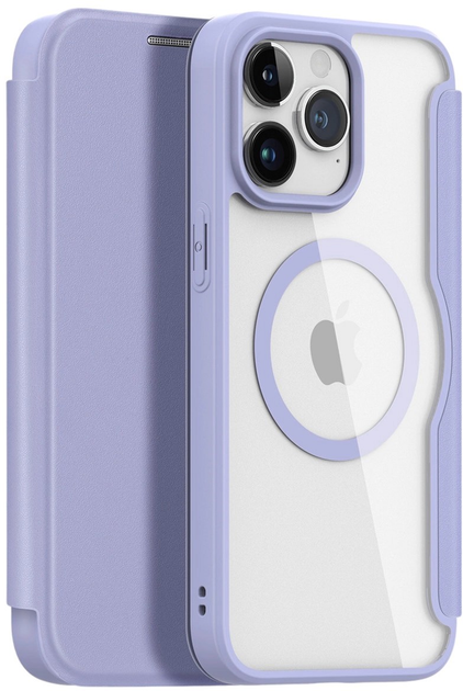 Etui z klapką Dux Ducis Skin X Pro do iPhone 15 Pro Max z MagSafe Purple (6934913025284) - obraz 1