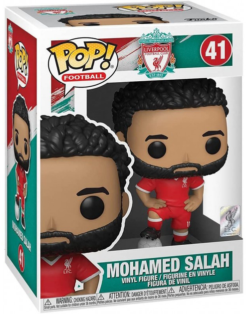 Ігрова фігурка Funko Pop Football Liverpool Мохамед Салах 9 см (0889698521734) - зображення 1