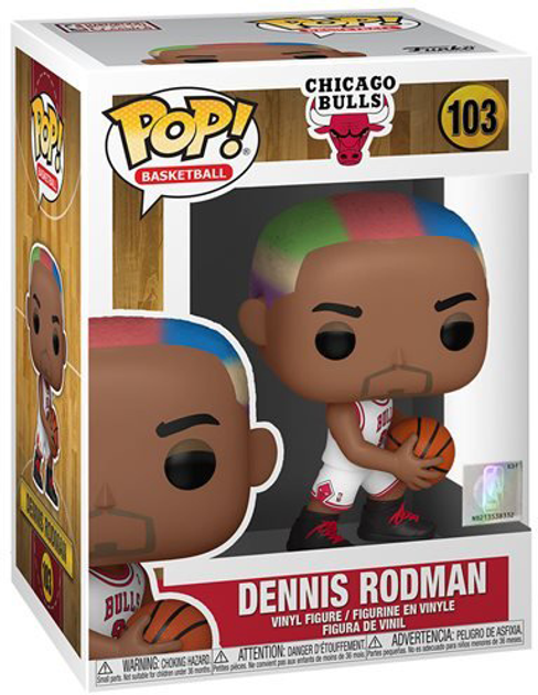 Figurka do gier Funko Pop NBA Legends Dennis Rodman Bulls 9.5 cm (0889698552165) - obraz 1