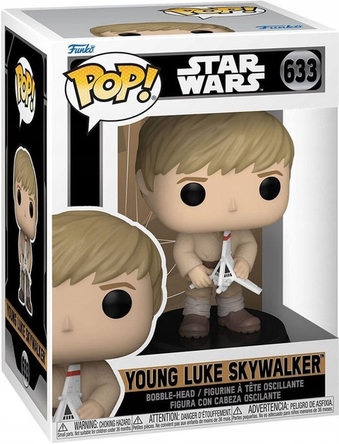 Ігрова фігурка Funko Pop Star Wars - Молодий Люк Скайвокер 9.5 см (0889698675857) - зображення 1