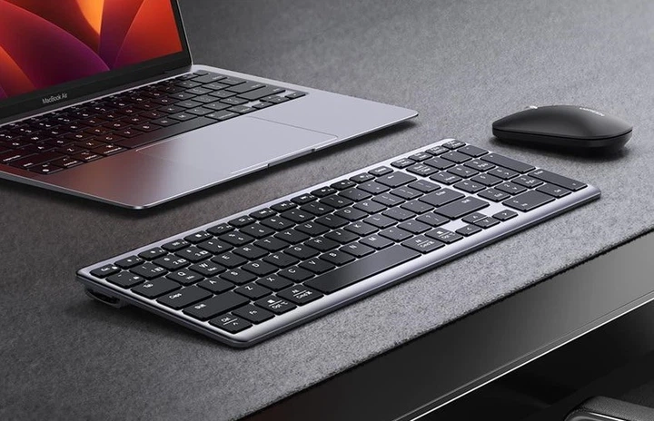 Клавіатура бездротова Ugreen KU005 Bluetooth Black (6941876212583) - зображення 3