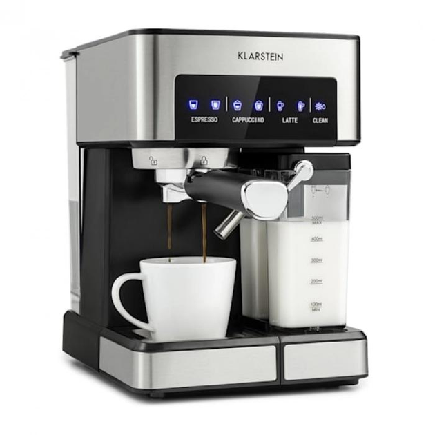 Кофеварка KLARSTEIN Arabica Comfort 1350 W 20 бар сірий (10035655 ...