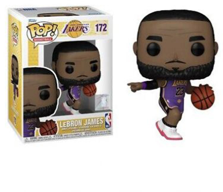 Figurka do gier Funko Pop NBA Lakers LeBron James 9.5 cm (0889698751179) - obraz 1