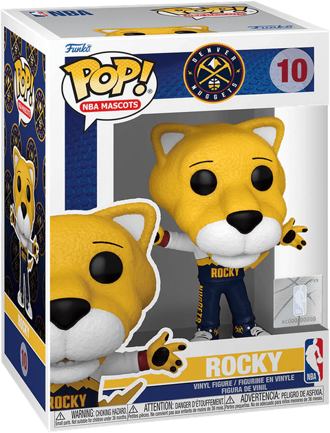 Ігрова фігурка Funko Pop NBA Mascots - Rocky Denver Nuggets 9.5 см (0889698796286) - зображення 1