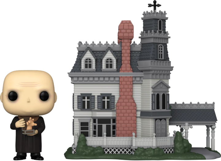 Ігрова фігурка Funko Pop Town Adams House And Uncle Fester 10 см (0889698812085) - зображення 3