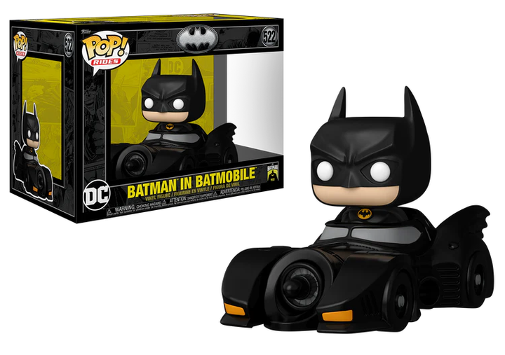 Ігрова фігурка Funko Pop Rides Batman 85th Anniversary Бетмен з Бетмобілем 11.8 см (0889698806893) - зображення 4