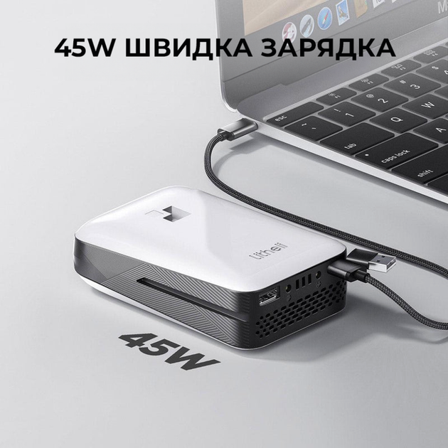 УМБ Litheli Power Bank 20000 mAh, 45 W, Fast Charge (U20BY03-0A000) - изображение 2
