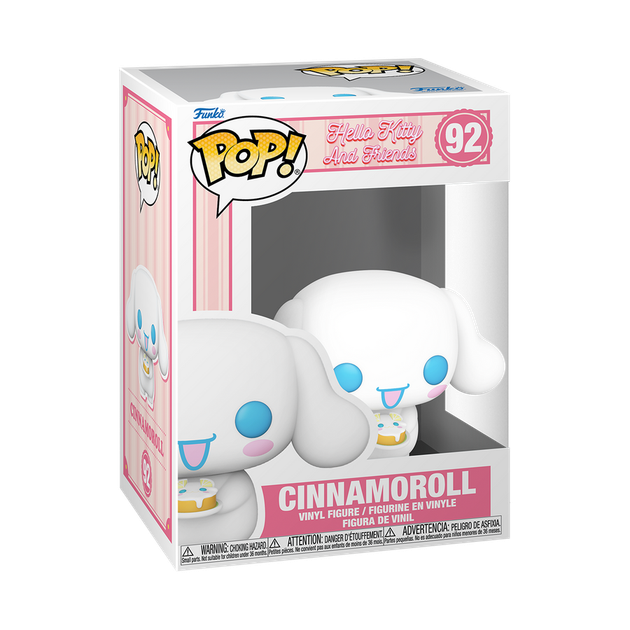 Figurka do gier Funko Pop Sanrio Hello Kitty and Friends - Cinnamoroll z Tortem 7 cm (0889698803137) - obraz 2