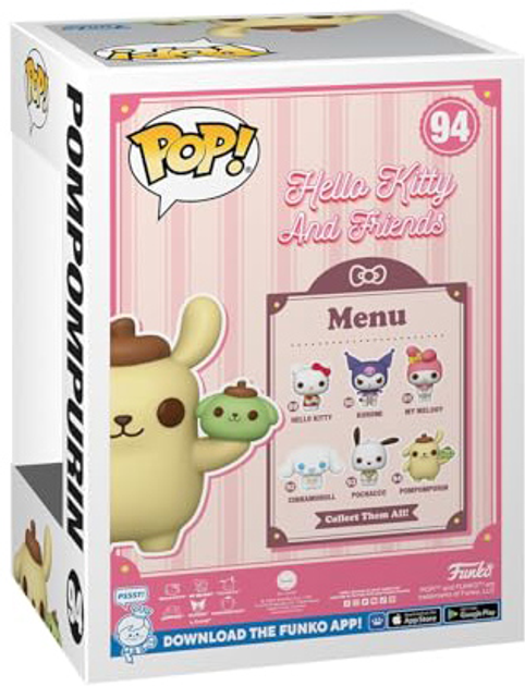 Ігрова фігурка Funko Pop Sanrio Hello Kitty and Friends - Помпонпурін 9 см (0889698803182) - зображення 3