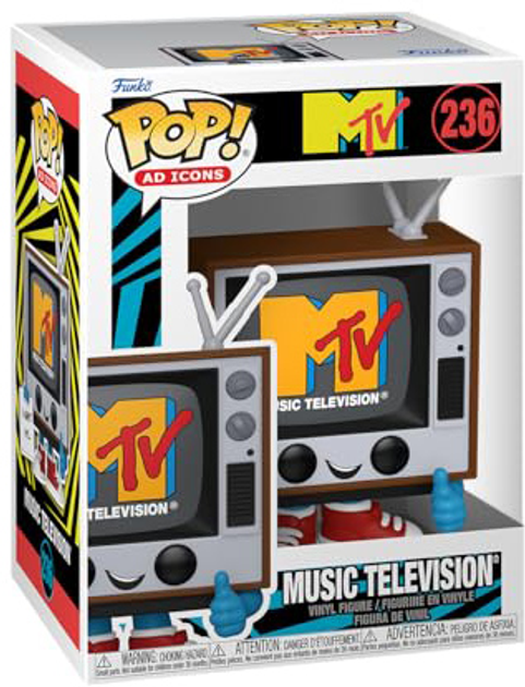 Figurka do gier Funko Pop Ad Icons MTV - Telewizja muzyczna 10.7 cm (0889698826631) - obraz 1