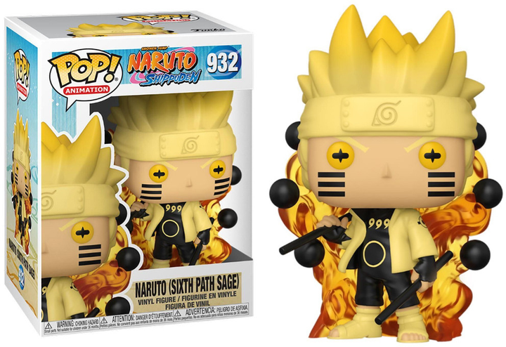 Ігрова фігурка Funko Pop Animation Naruto Наруто Наруто в режимі Мудреця Шести Шляхів 9.5 см (0889698498012) - зображення 1