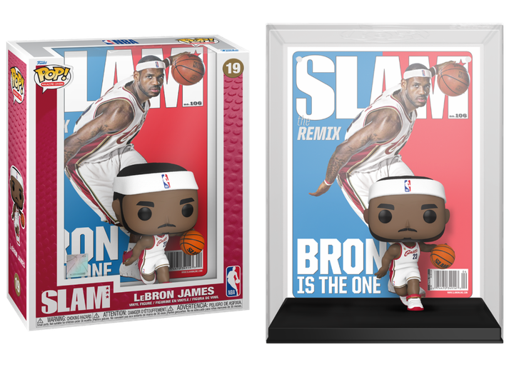 Figurka do gier Funko Pop Cover NBA Slam Lebron James 9.5 cm (0889698750738) - obraz 2