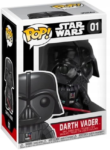 Ігрова фігурка Funko Pop Star Wars Darth Vader 9.5 см (0830395023007) - зображення 1