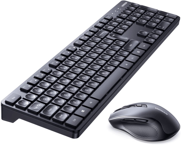 Комплект бездротовий Ugreen MK006 Wireless Black (6941876217205) - зображення 3