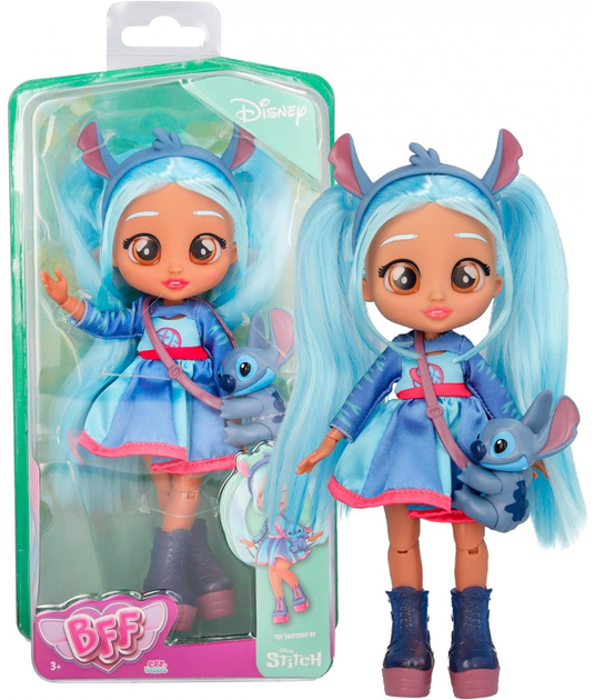 Lalka IMC Toys Cry Babies Bff Disney Stitch (8421134921443) - obraz 1