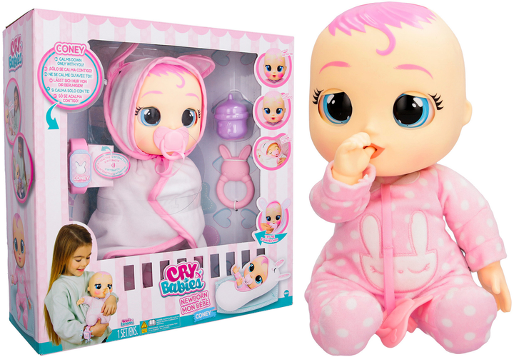 Лялька IMC Toys Cry Babies Zest Newborn Coney (8421134911284) - зображення 1