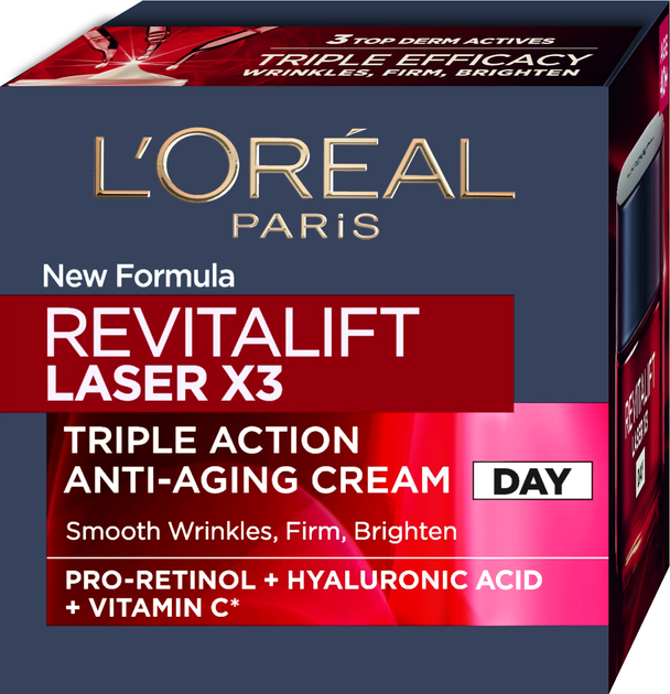 Крем L'Oreal Paris Revitalift Лазер Х3 Регенеруючий глибокий догляд 50 мл (3600522895114) - зображення 2