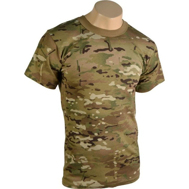 Футболка Tru Spec тактическая камуфлированная армии США мультикам Multicam Camo р.S - изображение 1