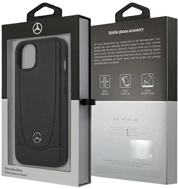 Панель Mercedes Leather Urban для Apple iPhone 15 Plus Black (3666339171865) - зображення 8
