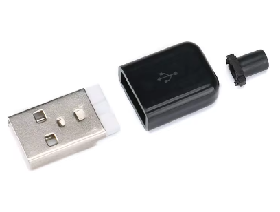 Роз'єм штекер конектор перехідник адаптер розборний USB Type A (тато) з корпусом - изображение 2