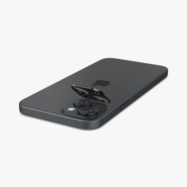 Захисне скло Spigen Glas.tR Optik для Apple iPhone 15 / iPhone 15 Plus 2 шт. Black (8809896752374) - зображення 2