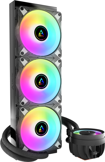 Układ chłodzenia wodą Arctic Liquid Freezer III 360 A-RGB Black (ACFRE00144A) - obraz 2