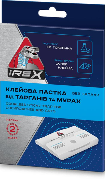 Ловушка клеевая от тараканов и муравьев IREX, 2 шт – фото, отзывы ...