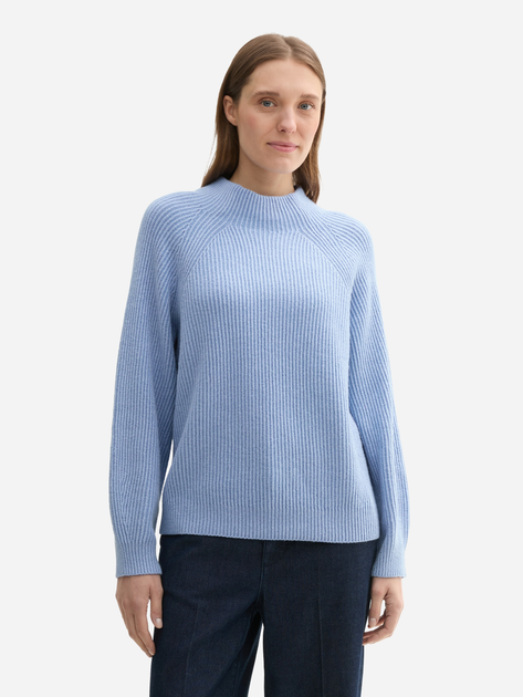 Sweter damski Tom Tailor 1042957 S Błekitny (4068127257277) - obraz 1