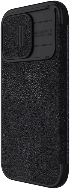 Чохол-книжка Nillkin Qin Pro Leather для Apple iPhone 15 Pro Max Black (6902048265264) - зображення 5